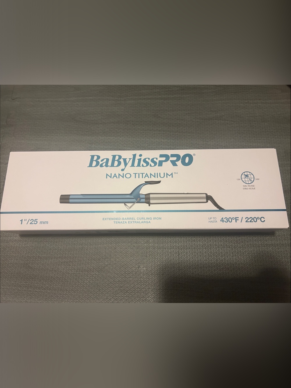 BaByliss Nano Titanium Curling Iron Nano Titanium XL Spring